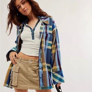 [free people] we the free so long summer flannel shirt